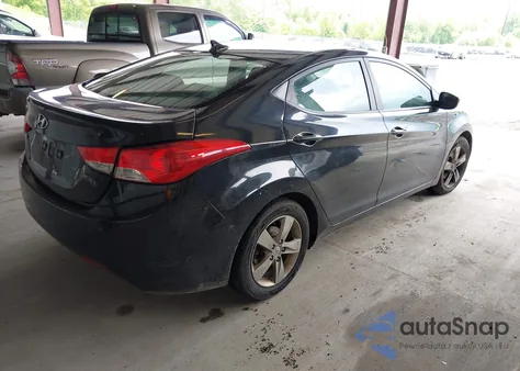 2012 Hyundai Elantra Gls from USA, damaged, VIN KMHDH4AE4CU305604